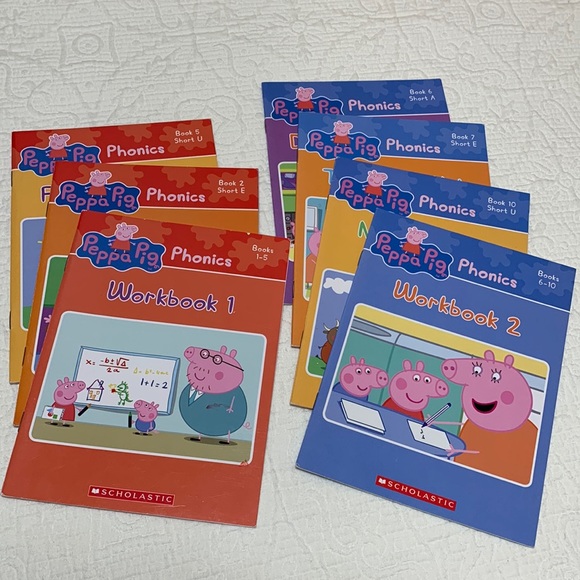 Peppa Pig Phonics Books - Incomplete, Like-New - Picture 1 of 11